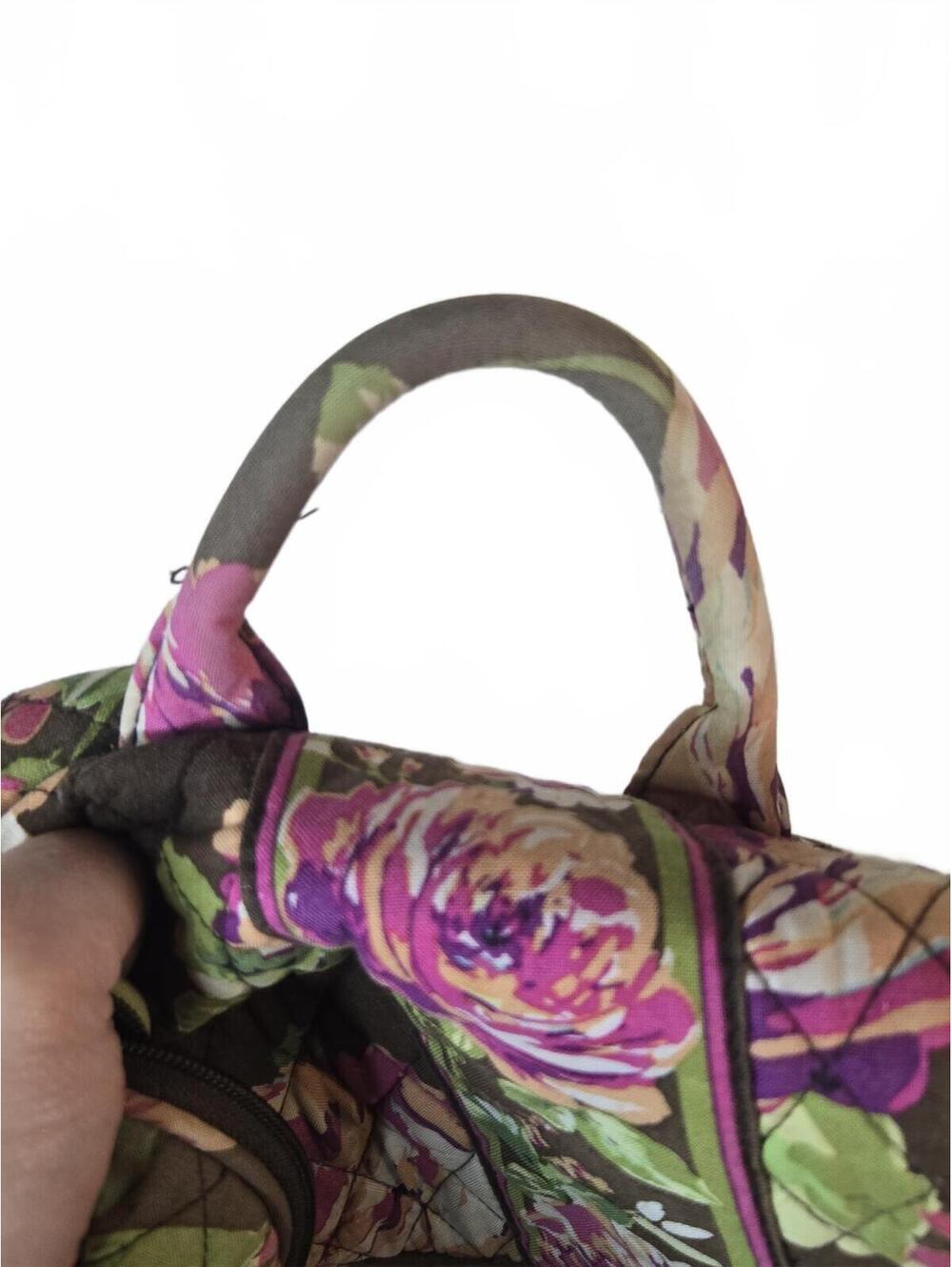 Vera Bradley Quilted Floral Backpack - Picture 9 of 9